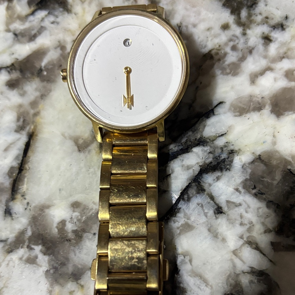 MVMT Gold Smartwatch with White Dial
